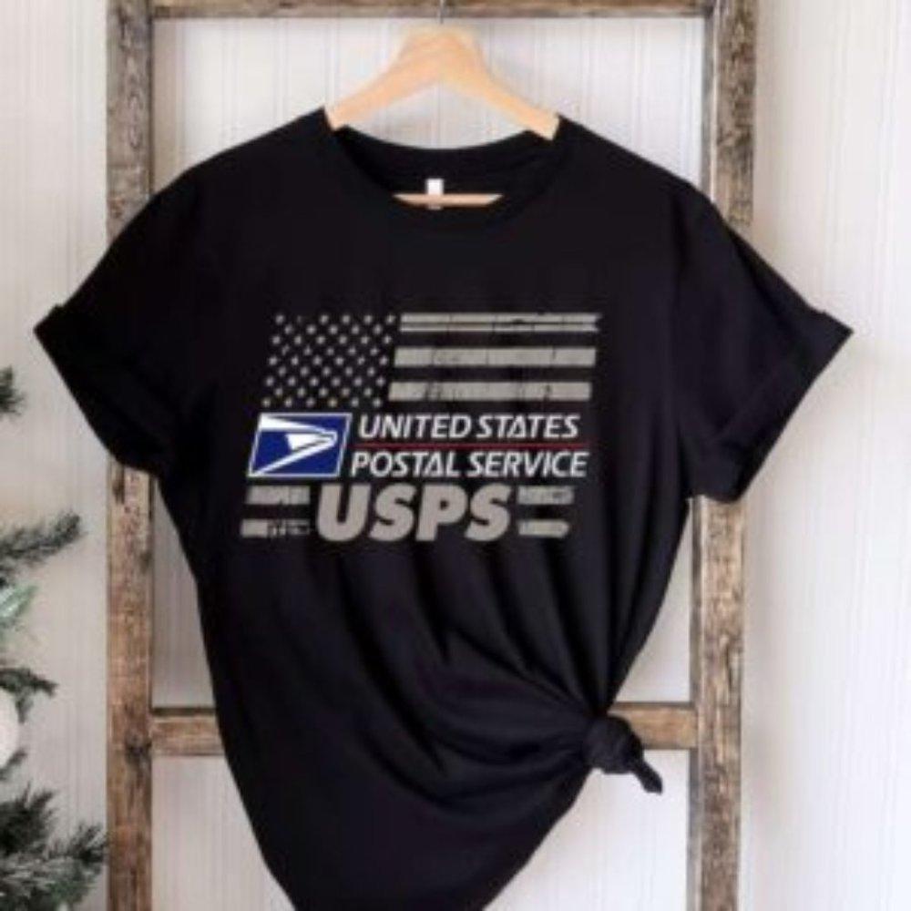 Vintage Style Usps United States Postal Service Unisex Graphics Tshirt